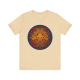 Neon Aztec Calendar Unisex T-Shirt