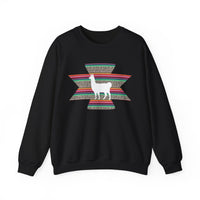 Andean Llama Fiesta Illustration Unisex Sweatshirt