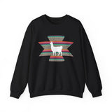 Andean Llama Fiesta Illustration Unisex Sweatshirt