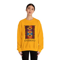 Indigenous Andean Geometric Textile Pattern Unisex Sweatshirt