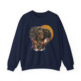 Aztec Jaguar Priestess Oracle Unisex Sweatshirt