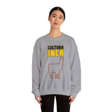 Sacred Inca Llama Emblem Unisex Sweatshirt