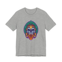 Aztec Indian Death Skull Tattoo Style Unisex T-Shirt
