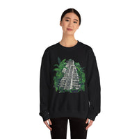 Ancient Mayan Jungle Temple Steps Unisex Sweatshirt