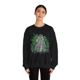 Ancient Mayan Jungle Temple Steps Unisex Sweatshirt