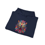 Rainbow Jaguar Mask Comic Style Unisex Hoodie