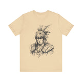 Jaguar Warrior Ink Portrait Unisex T-Shirt