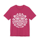 Andean Dual God Symmetry Tribal Glyph Style Unisex T-Shirt