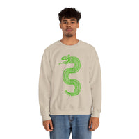 Jade Snake Spiral Unisex Sweatshirt