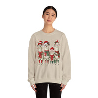 Inca Christmas Llama Family from the Andes Unisex Sweatshirt