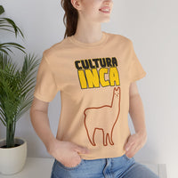 Sacred Inca Llama Emblem Unisex T-Shirt