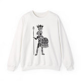 Cultural Aztec Warrior Graphic Illustration Unisex Sweatshirt