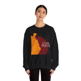 Maya Culture Profile Portrait Unisex Sweatshirt