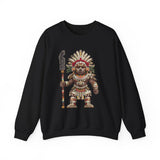 Temple Guardian Pixel Warrior Unisex Sweatshirt