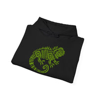 Mayan Aztec Totem Symbol of Iguana Unisex Hoodie