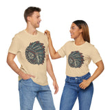 Vintage Native American Headdress Graphic Unisex T-Shirt