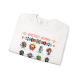 Pixel Art Aztec Gods Mythology Unisex Sweatshirt