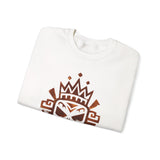 Ah Puch Mayan Skull Crown Glyph Style Unisex Sweatshirt