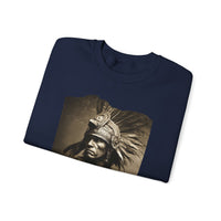 Vintage Inca Warrior Sepia Portrait Unisex Sweatshirt