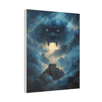 Tlaloc Storm God Vision Canvas