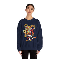 Abstract Aztec Culhua-Mexica Illustration Unisex Sweatshirt