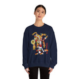 Abstract Aztec Culhua-Mexica Illustration Unisex Sweatshirt