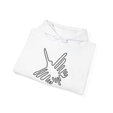 Nazca Lines Style Bird Unisex Hoodie