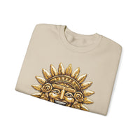 Pixel Art Inca Sun God 8-Bit Retro Style Unisex Sweatshirt