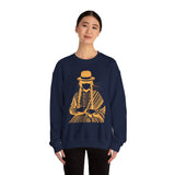 Distress Peruvian Traditional Woman Unisex Sweatshirt