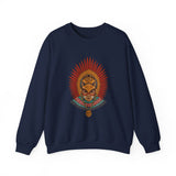 Aztec Warrior Priestess in Eagle Headdress Unisex Sweatshirt