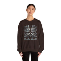 Obsidian Blade Warriors Aztec Glyph Style Unisex Sweatshirt