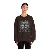 Obsidian Blade Warriors Aztec Glyph Style Unisex Sweatshirt