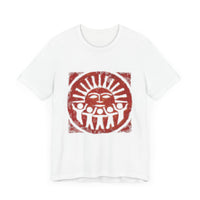 Radiant Tribal Sun Worship Inca Style Unisex T-Shirt