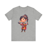 Chibi Inca Girl with Baby Condor Unisex T-Shirt