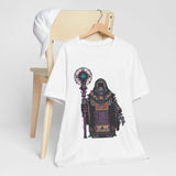 Cyber Temple Techno Priest Pixel Art Unisex T-Shirt