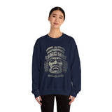 Mayan Sacred Head Stone Unisex Sweatshirt