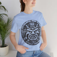 Mayan Jaguar Deity Woodcut Style Unisex T-Shirt