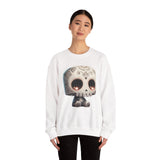 Adorable Tribal Aztec Skull Glow Unisex Sweatshirt