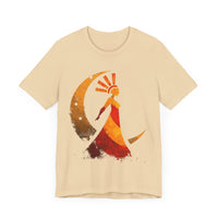 Mama Killa Inca Moon Goddess Glyph Style Unisex T-Shirt