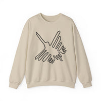 Nazca Lines Style Bird Unisex Sweatshirt