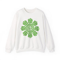 Aztec Plant Spiral Symbol Unisex Sweatshirt