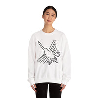 Nazca Lines Style Bird Unisex Sweatshirt