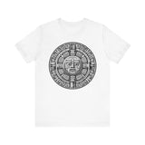 Sacred Aztec Calendar Face Unisex T-Shirt