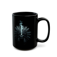 Mystical Inca Chaman Skull Bohemian Vibe Black Mug