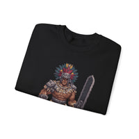 Obsidian Blade Fighter Pixel Art Unisex Sweatshirt