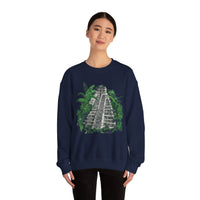 Ancient Mayan Jungle Temple Steps Unisex Sweatshirt