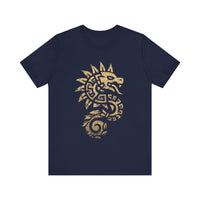 Quetzalcoatl Spiral Serpent Tribal Glyph Unisex T-Shirt