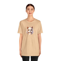 Inca Andean Llama Baby Face Illustration Unisex T-Shirt