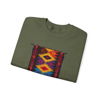 Indigenous Andean Geometric Textile Pattern Unisex Sweatshirt