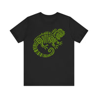 Mayan Aztec Totem Symbol of Iguana Unisex T-Shirt